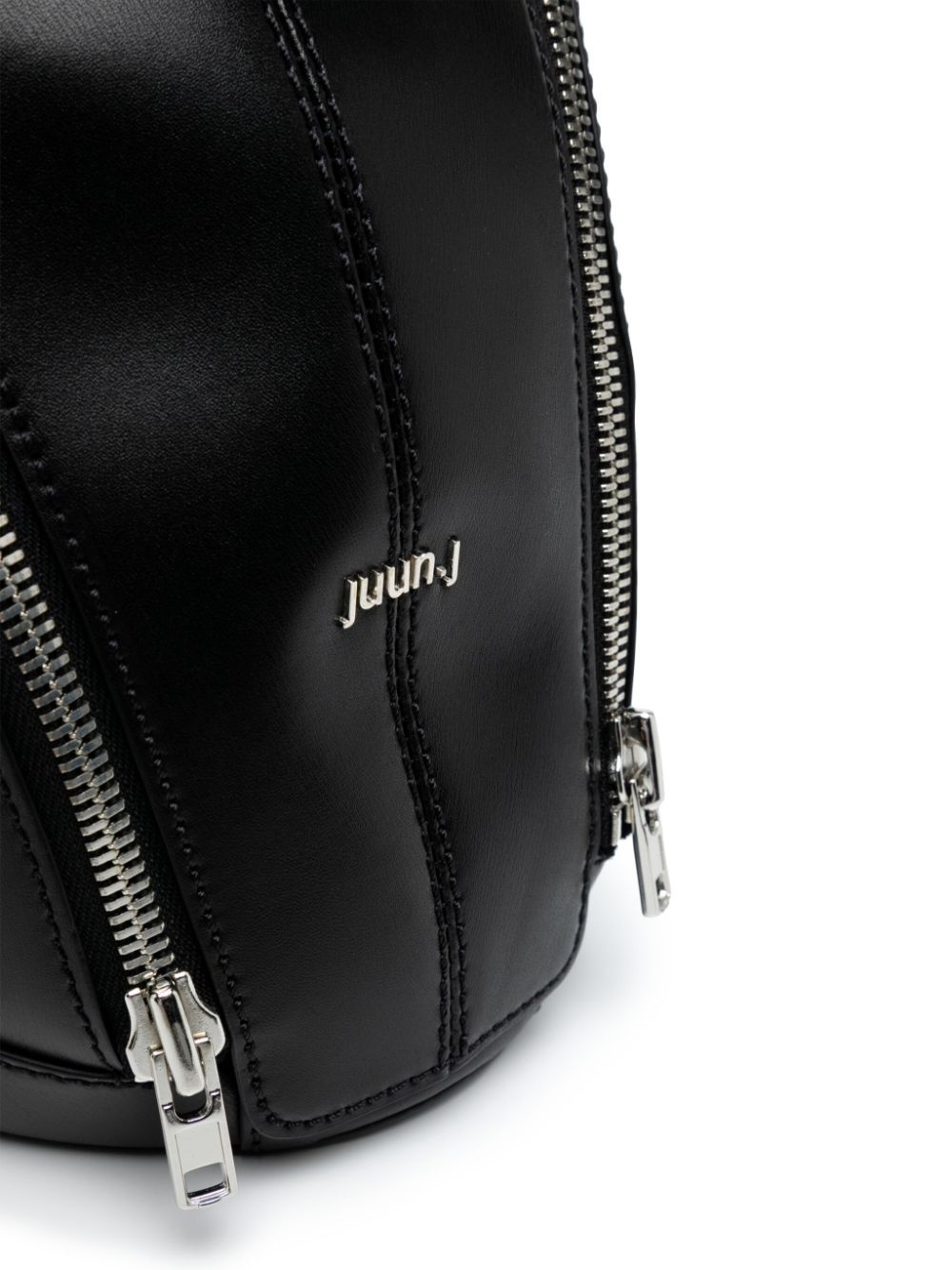 logo-lettering leather tote bag - 3