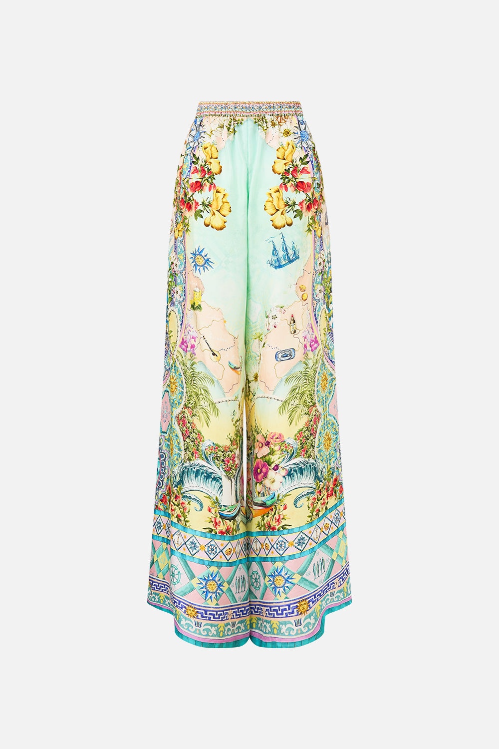 WIDE LEG TROUSER WITH FRONT POCKETS - 7