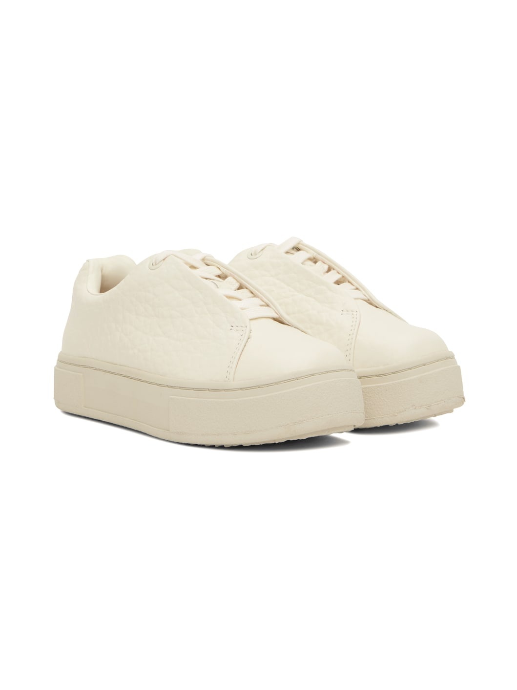 White Doja Sneakers - 4