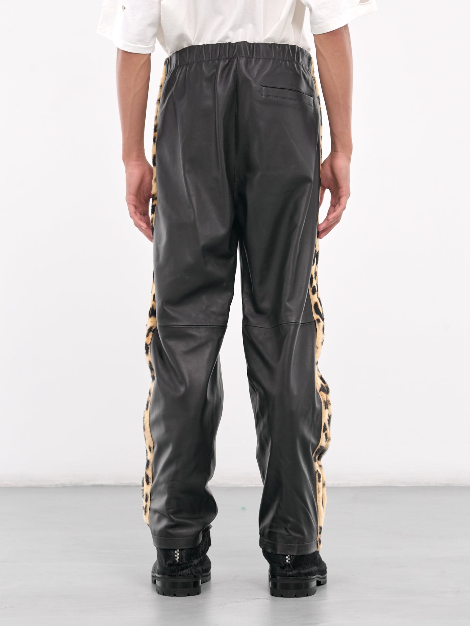 Leather Joggers - 3