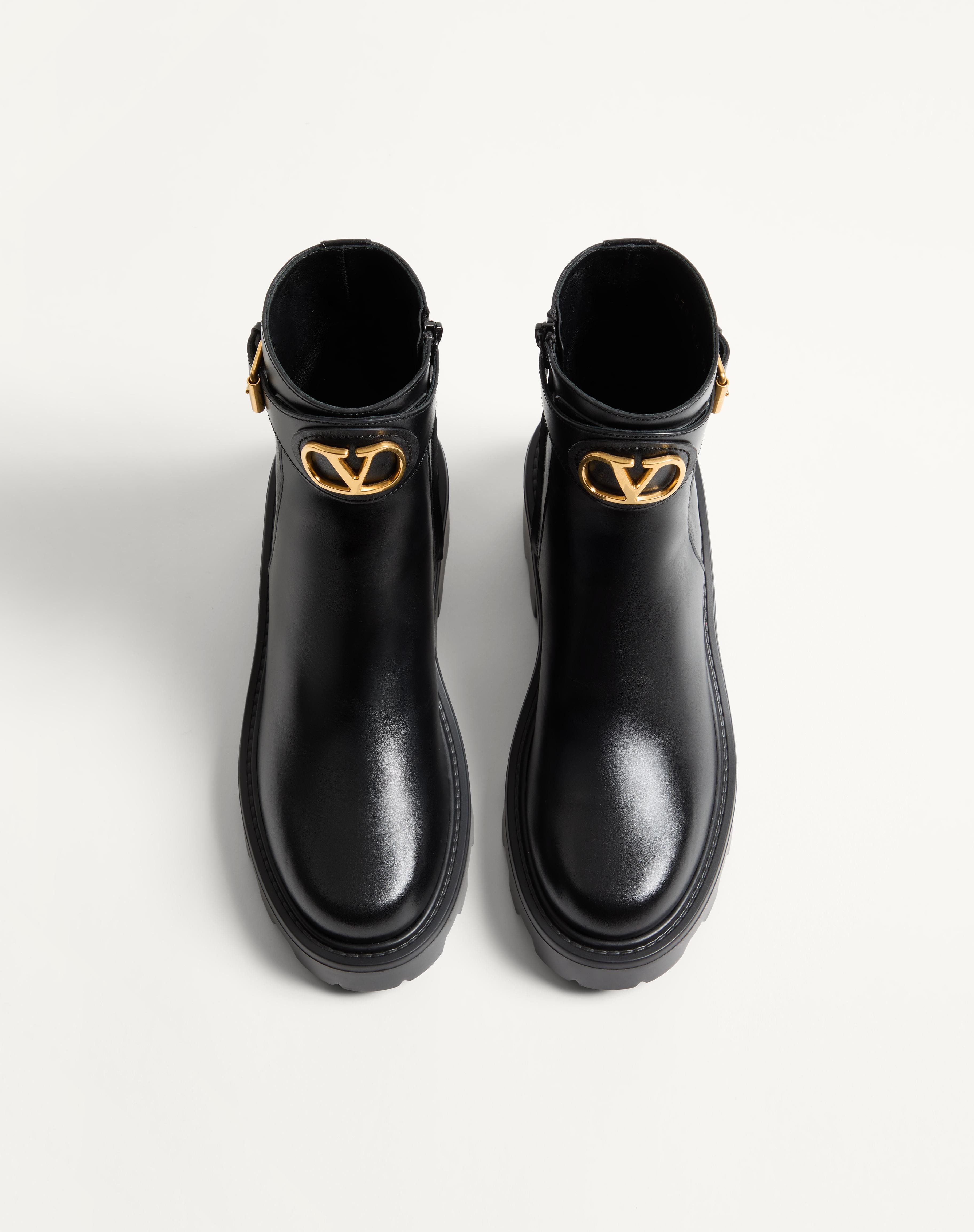 VLOGO SIGNATURE CALFSKIN ANKLE BOOT 55MM - 4