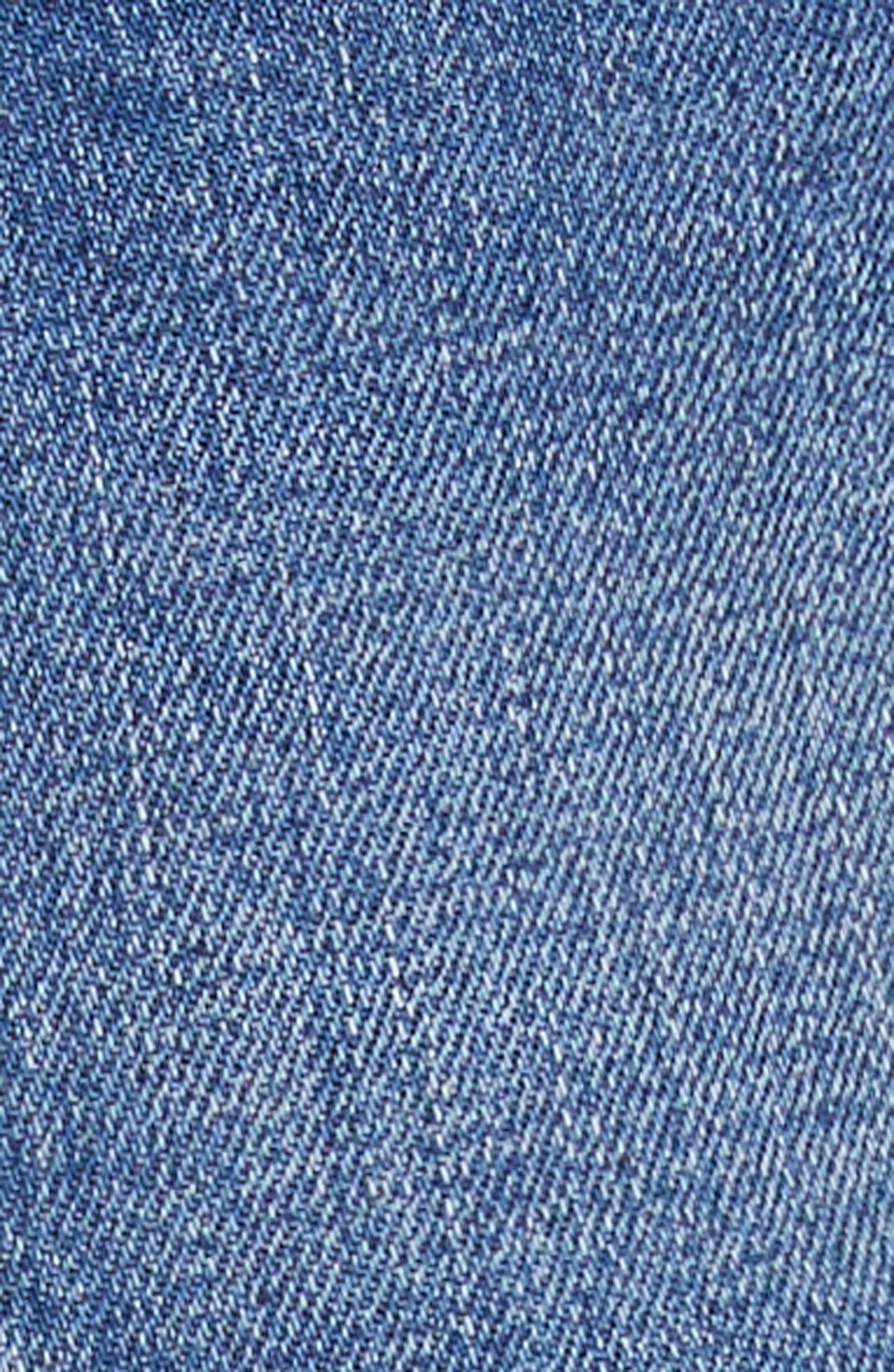 L'AGENCE Ruth Raw Hem Straight Leg Jeans in Cambridge at Nordstrom - 7