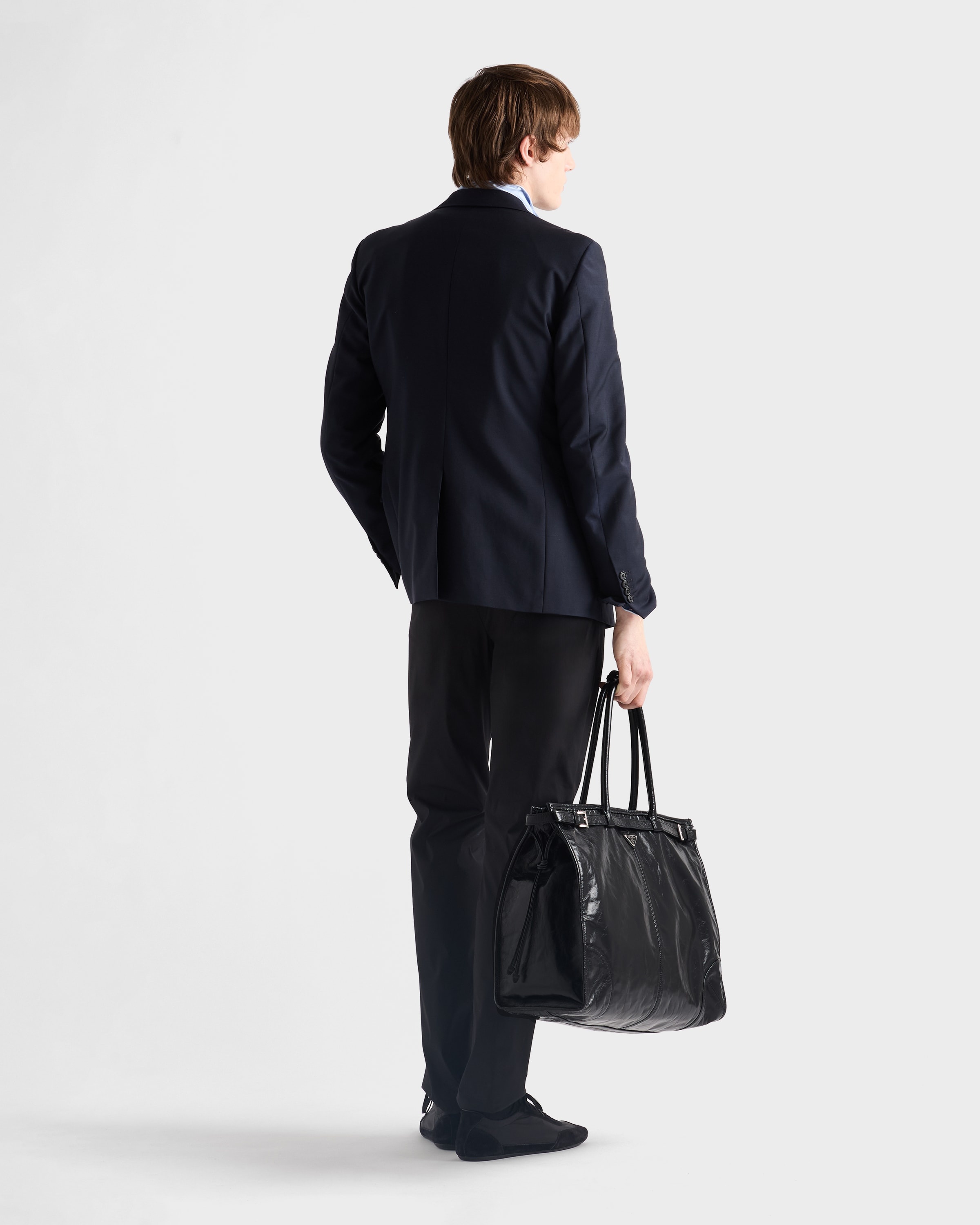 Stretch poplin pants - 5