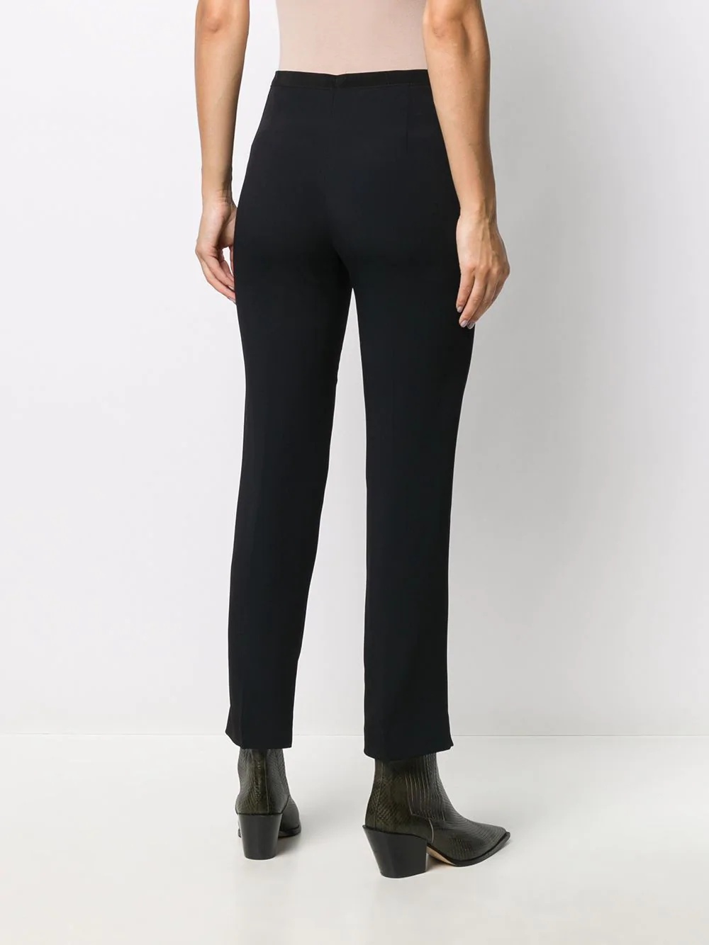 mid-rise straight trousers - 4