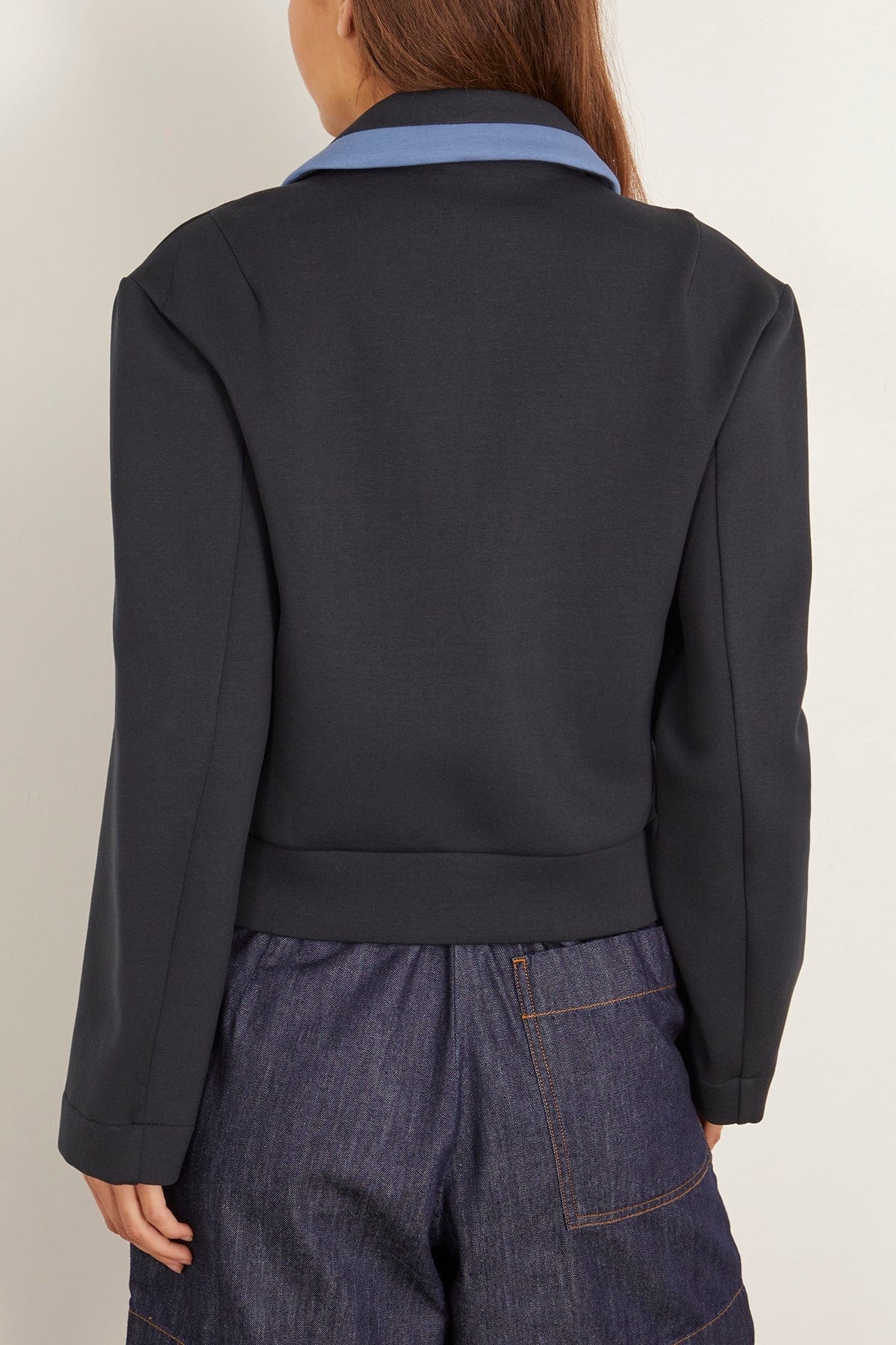 Hulan Sweater Jacket in Navy - 4
