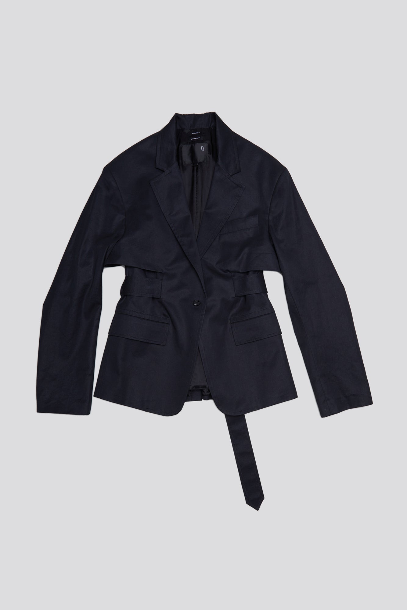 TRENCH VENT BLAZER - BLACK - 8