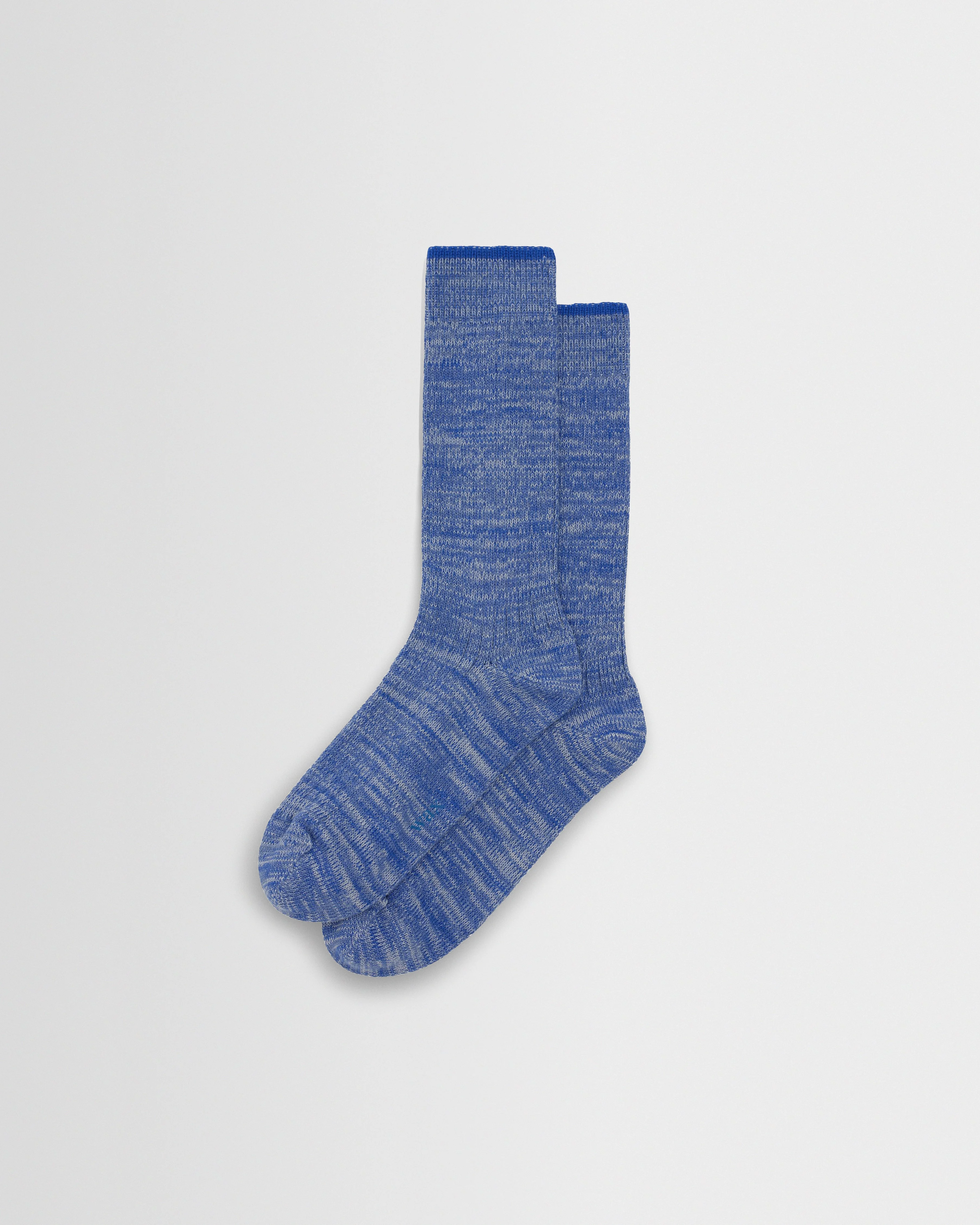 Sandwell - Blue Twisted Cotton Socks - 1
