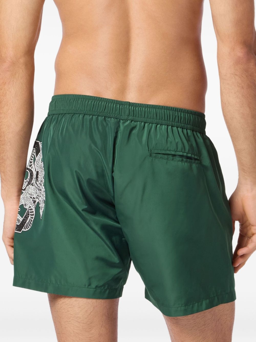 dragon-print swim shorts - 3
