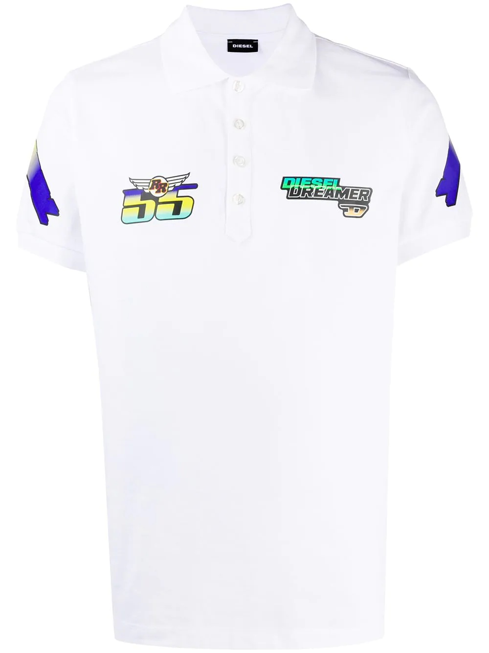 logo short-sleeve polo shirt - 1