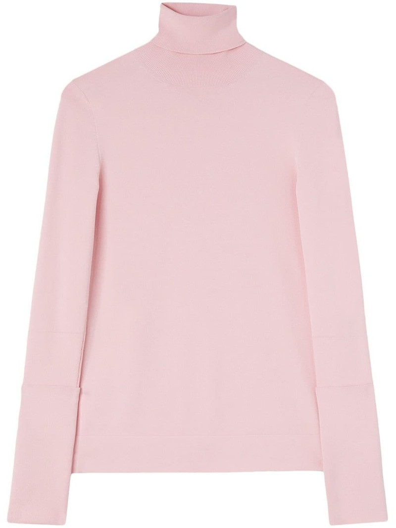 high-neck ribbed sweater 1