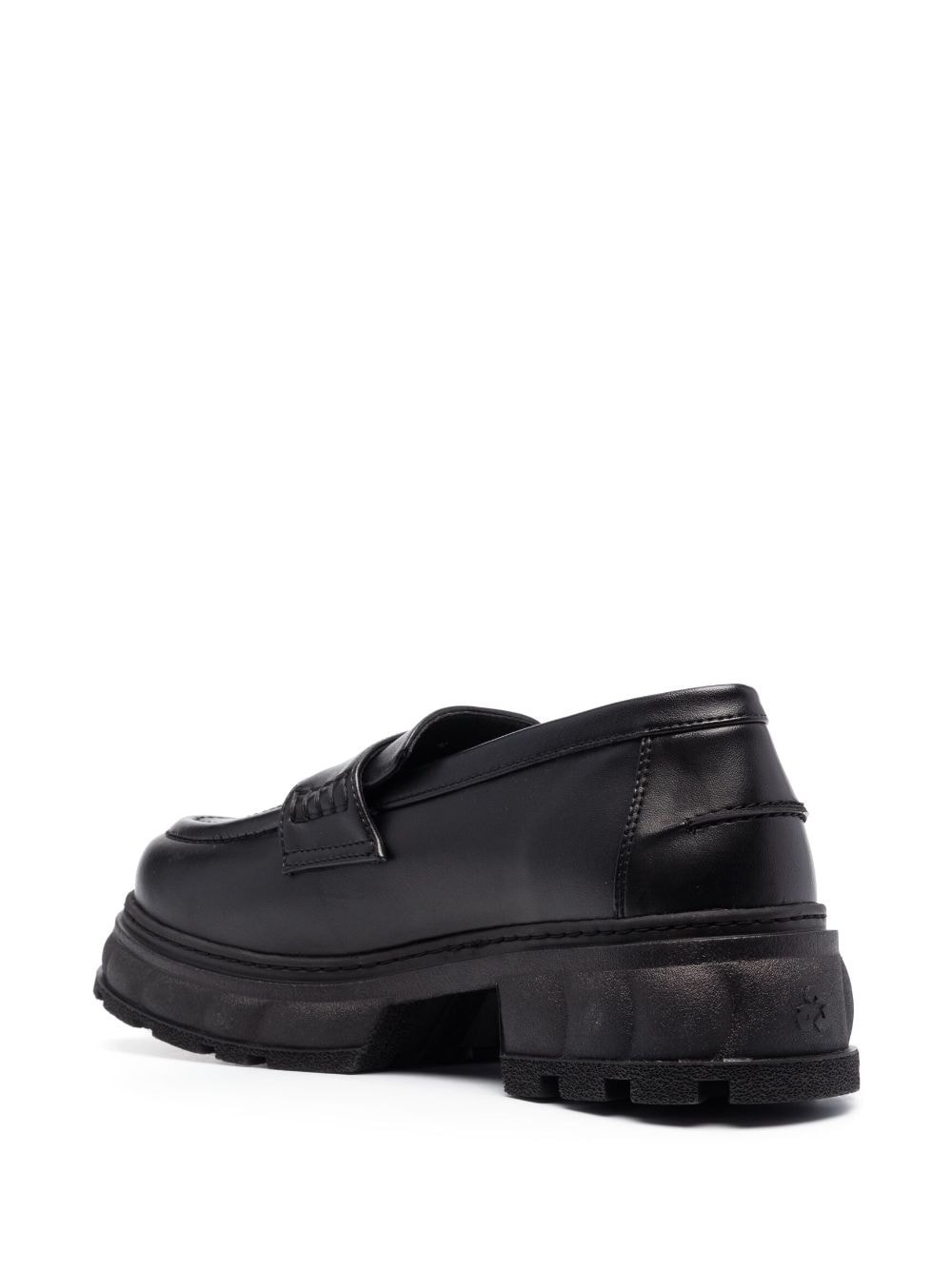 Quantum Apple debossed-logo loafers - 3