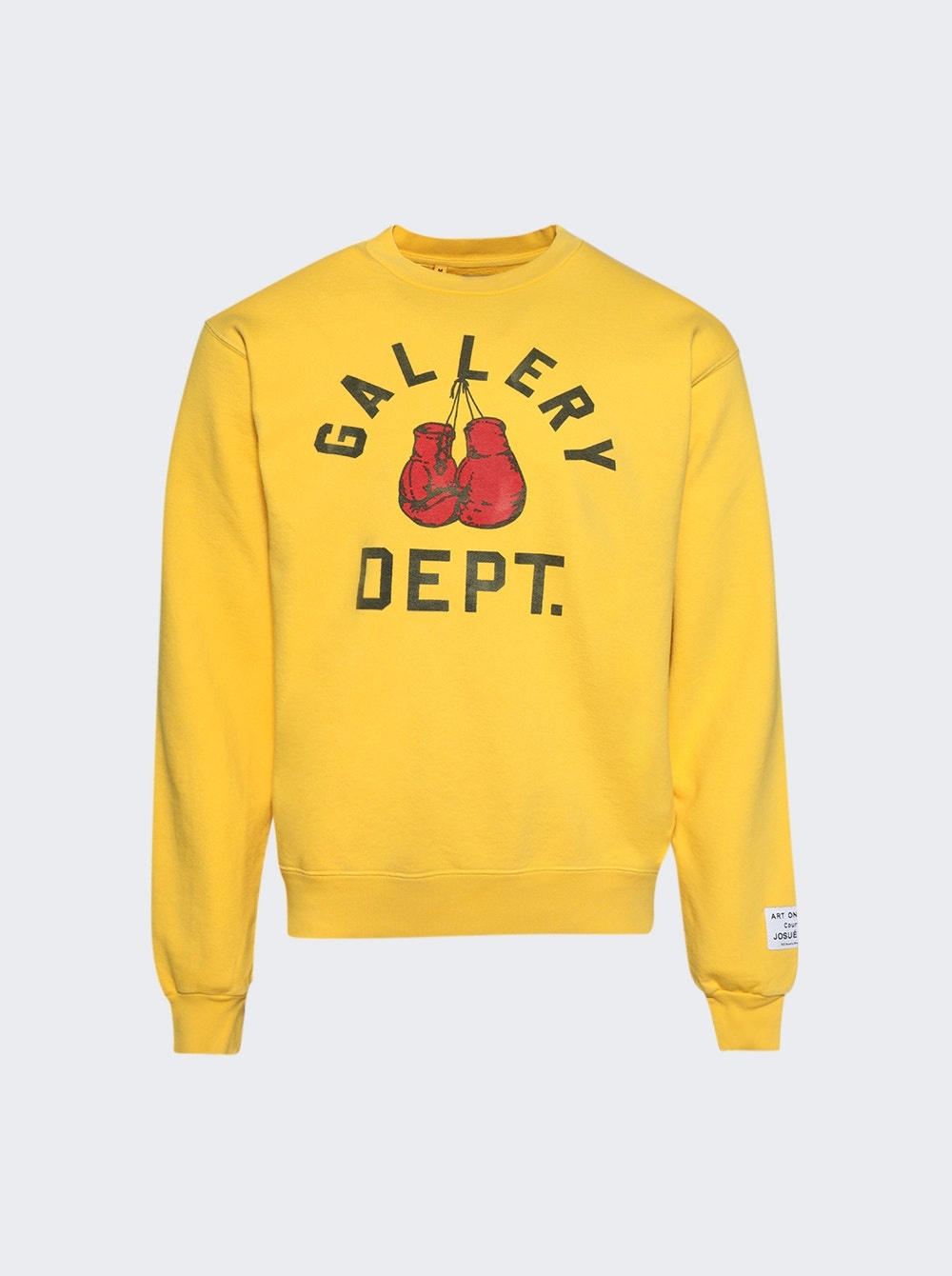 Boxing Merch Sweatshirt Gold Yellow - 1