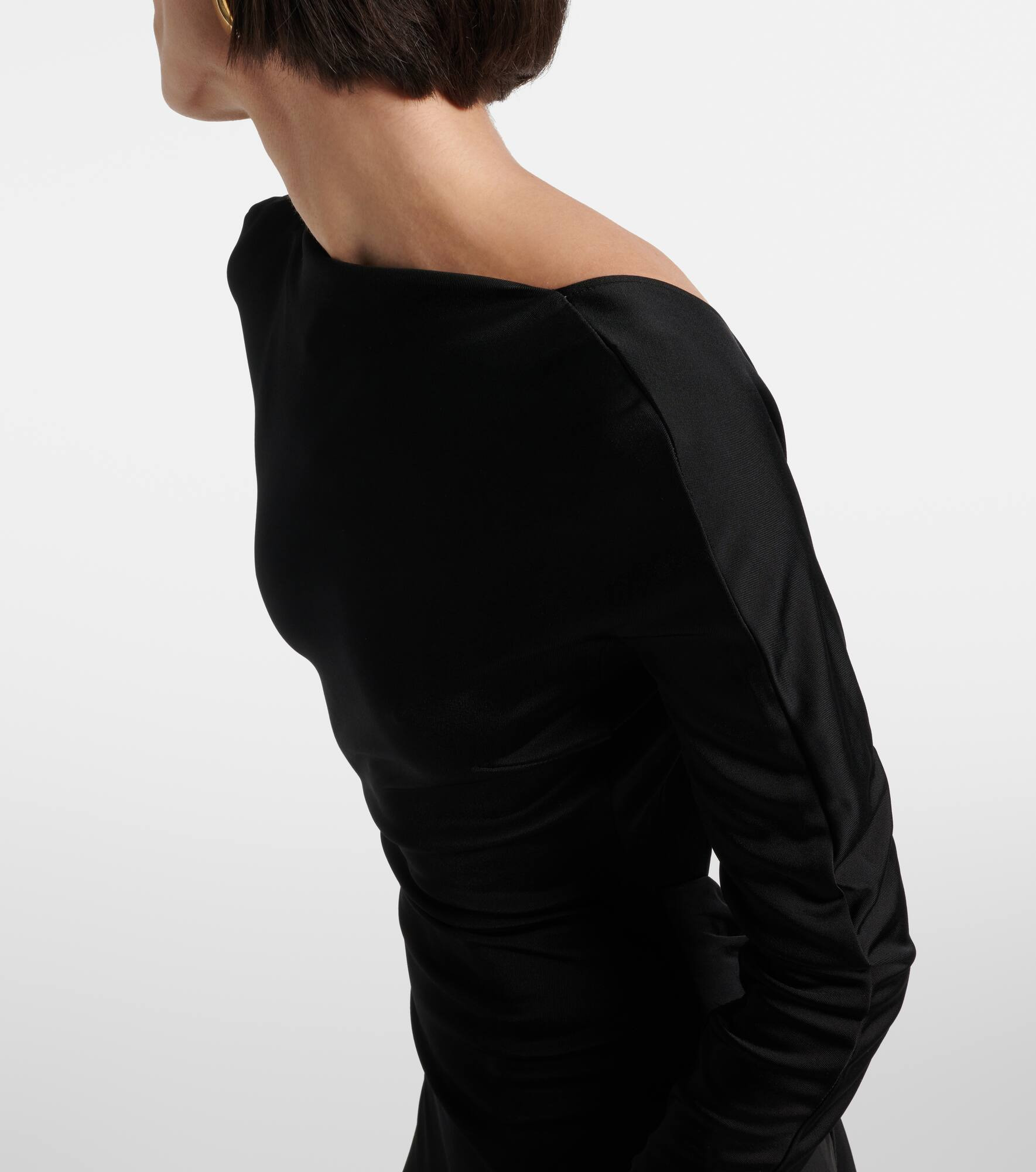Gathered jersey gown - 5