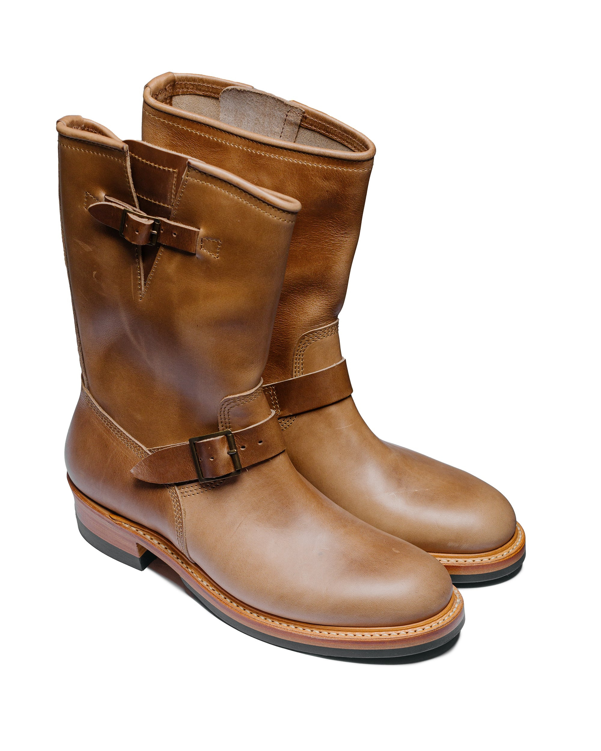 Wabash Engineer Boots Horween CXL Natural - 2