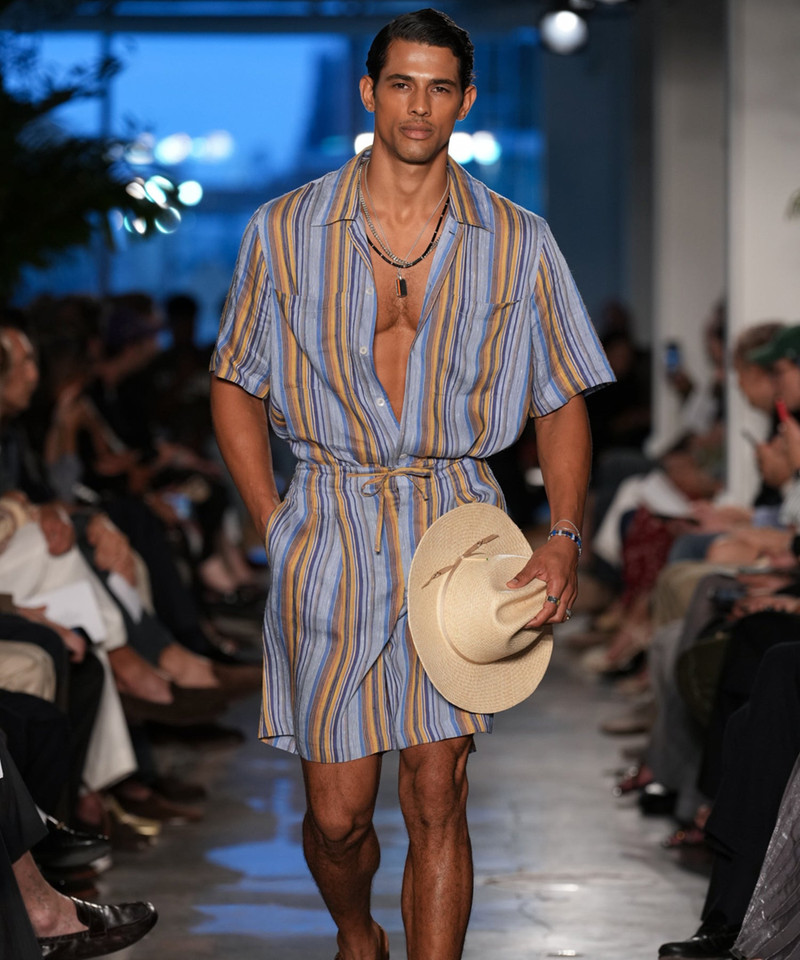 Italian Multi-Stripe Leisure Short 3