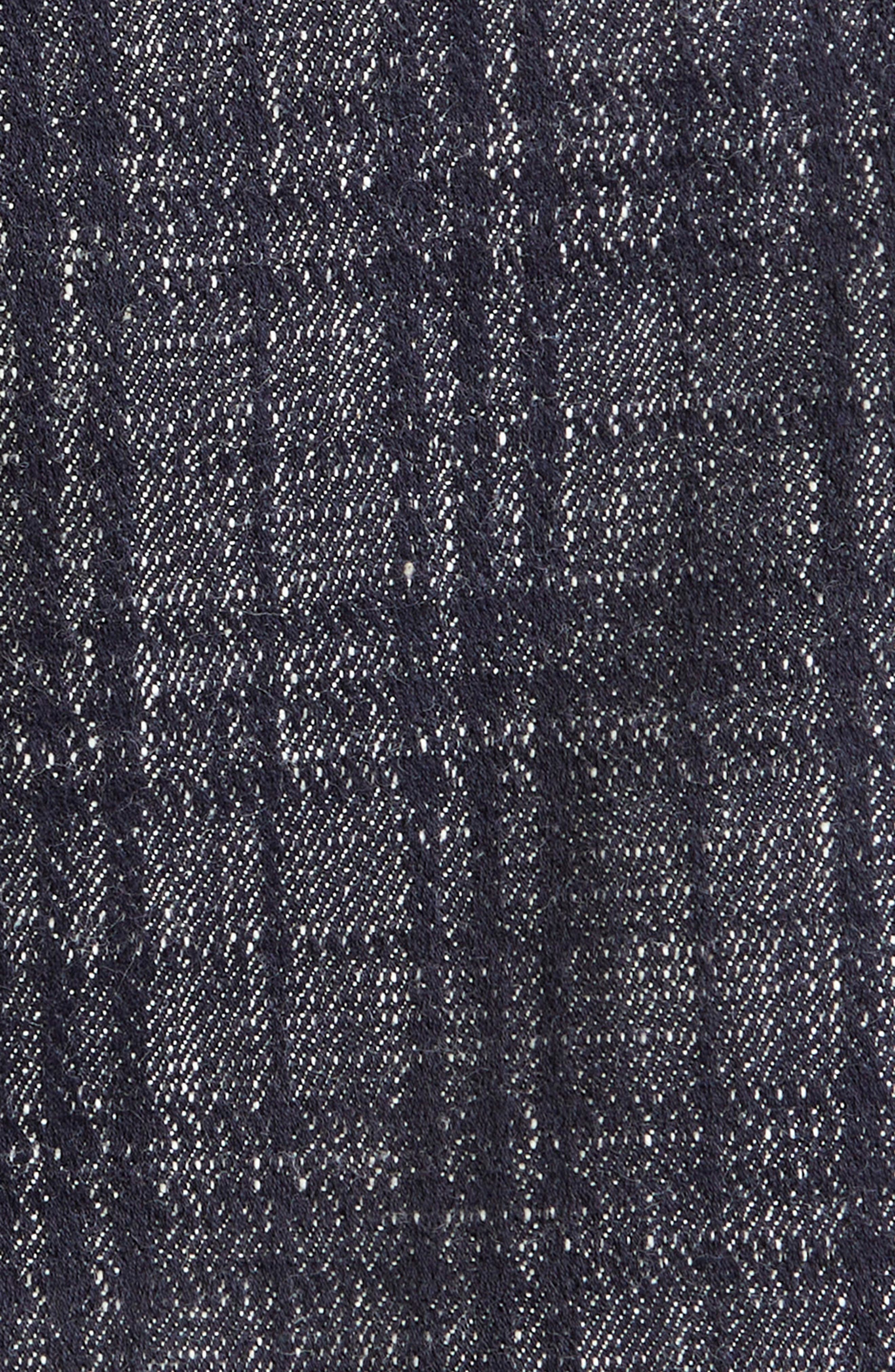 burberry Check Denim Belted Shorts in Indigo Ip Check at Nordstrom - 7