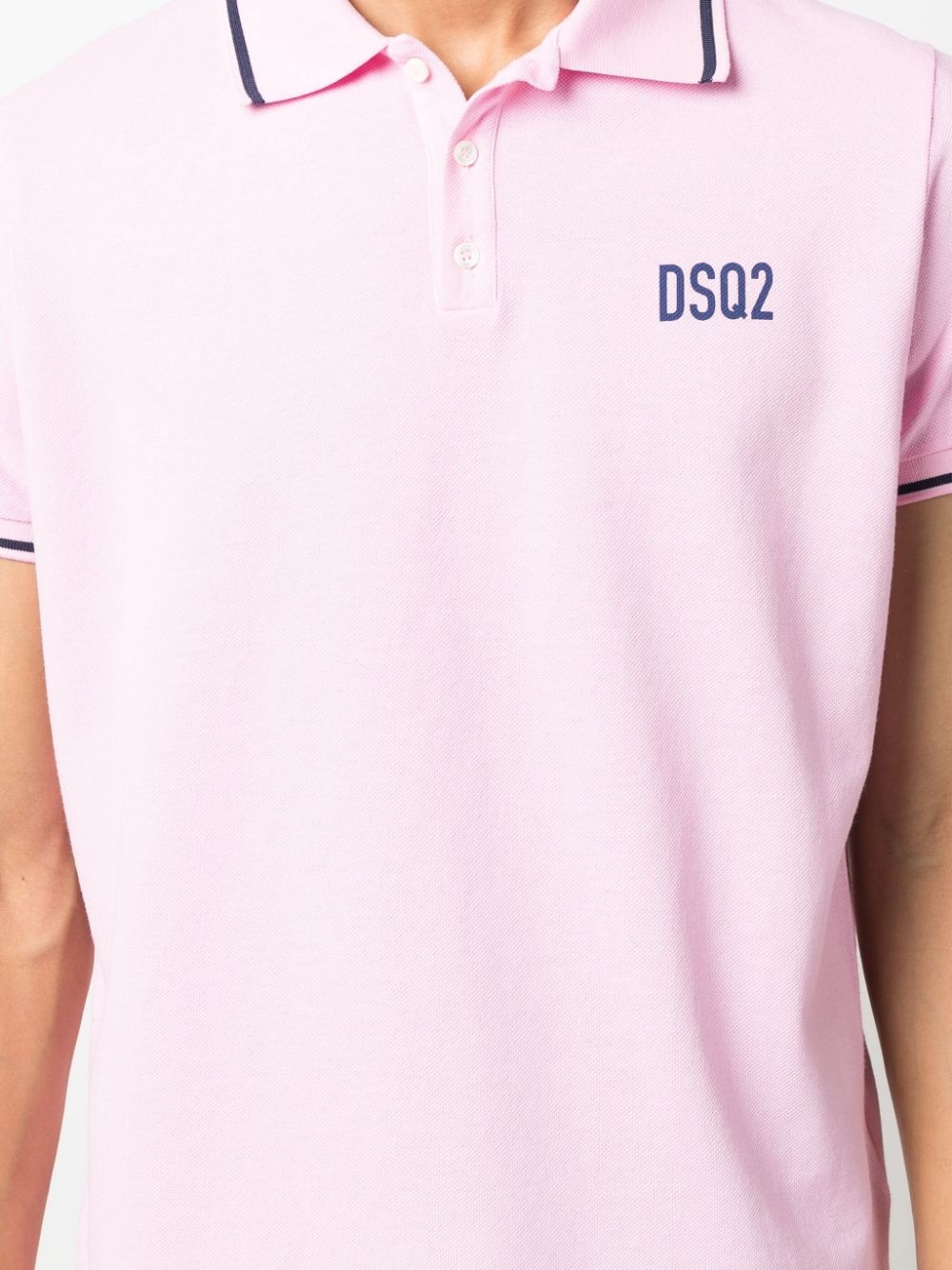 logo-print polo shirt - 5