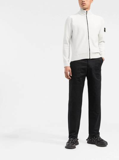 Stone Island Compass zip-front sweatshirt outlook