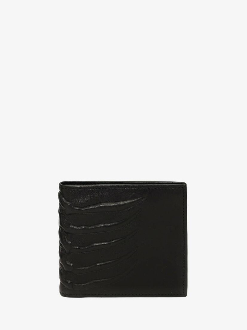 Men's Leather Billfold Wallet in Black 1