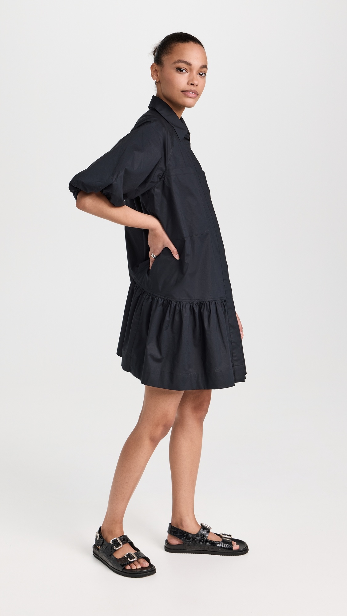 Crissy Cotton Poplin Dress - 3