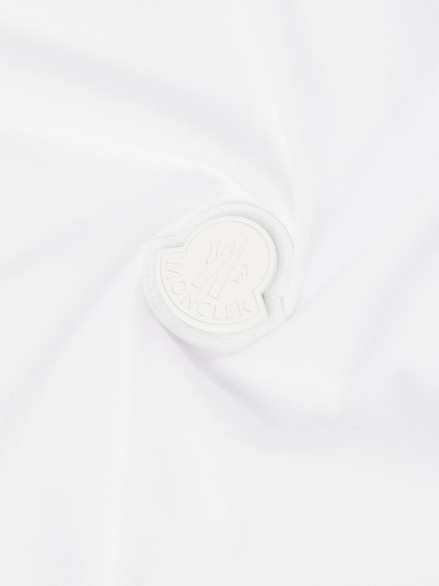 + A$AP Rocky Logo-Appliquéd Cotton-Jersey T-Shirt White - 5