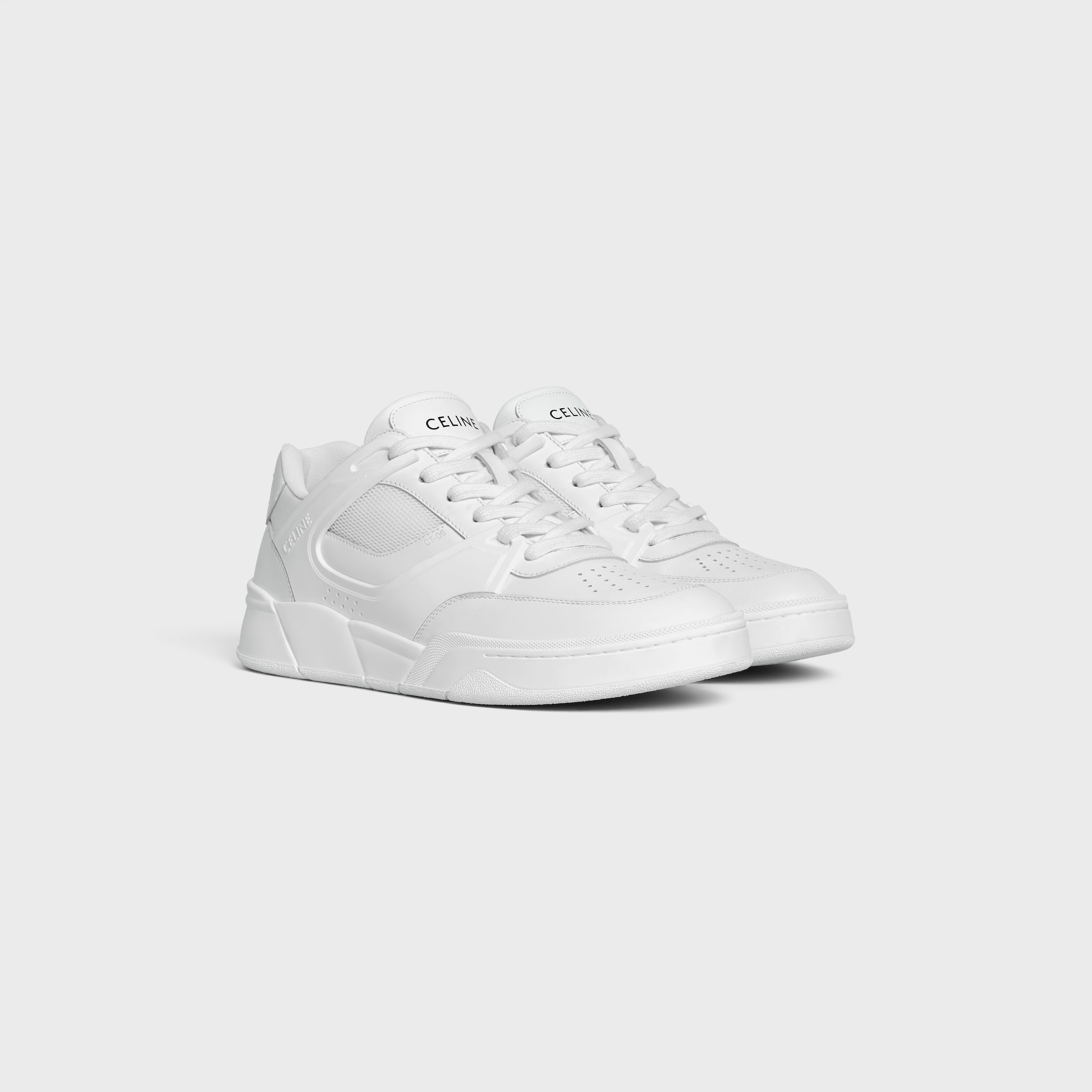 CELINE TRAINER CT-09 LOW TOP SNEAKER IN CALFSKIN AND MESH - 2
