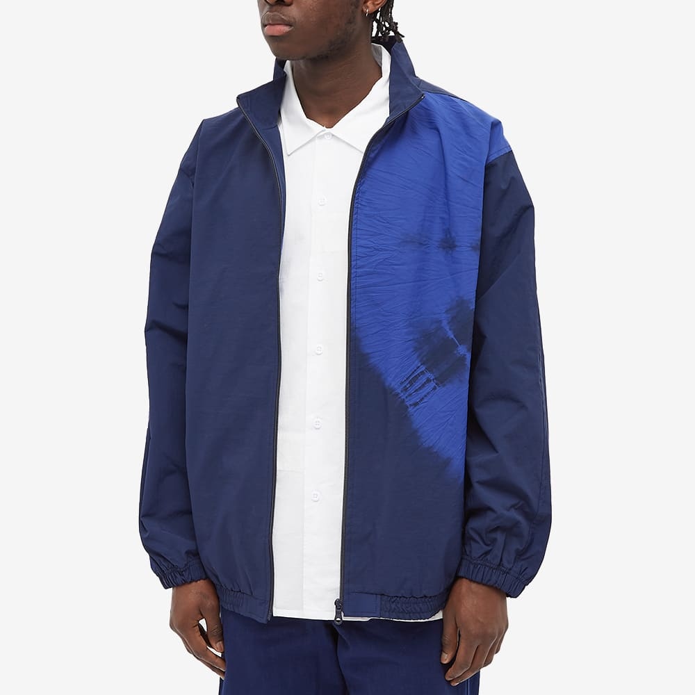 Blue Blue Japan Shibori Nylon Warm-Up Jacket - 5