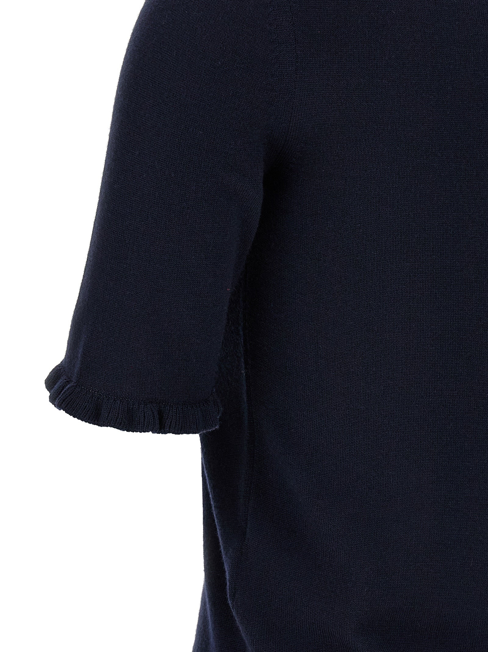 Valentino Garavani Vg Embroidery Top Tops Blue - 4