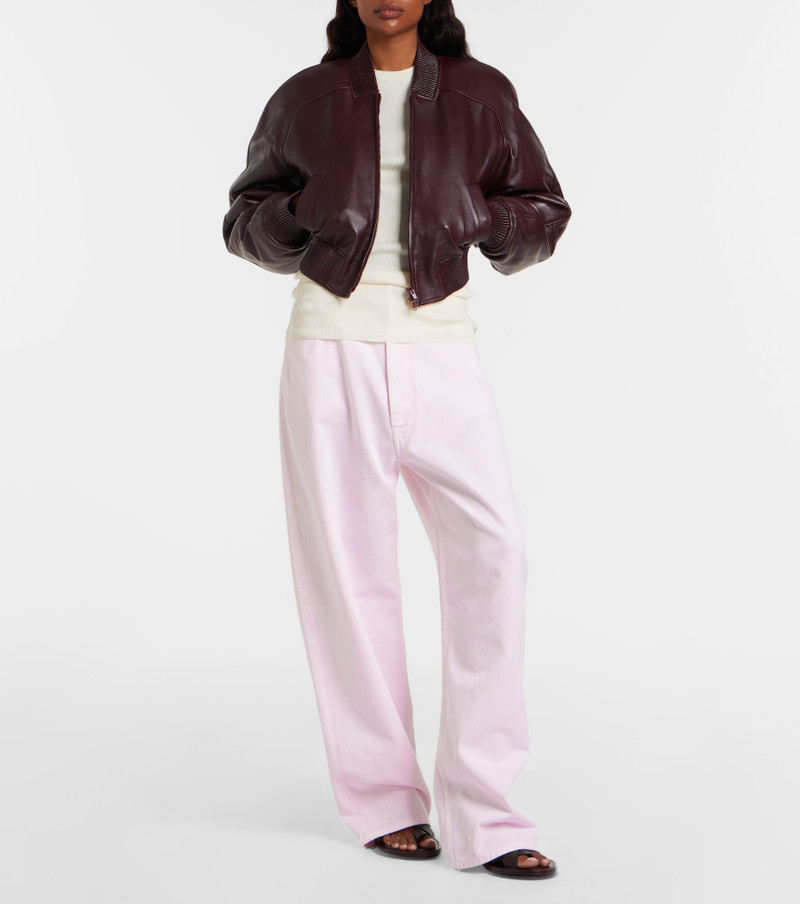 PHOEBE PHILO Mid-rise wide-leg jeans outlook