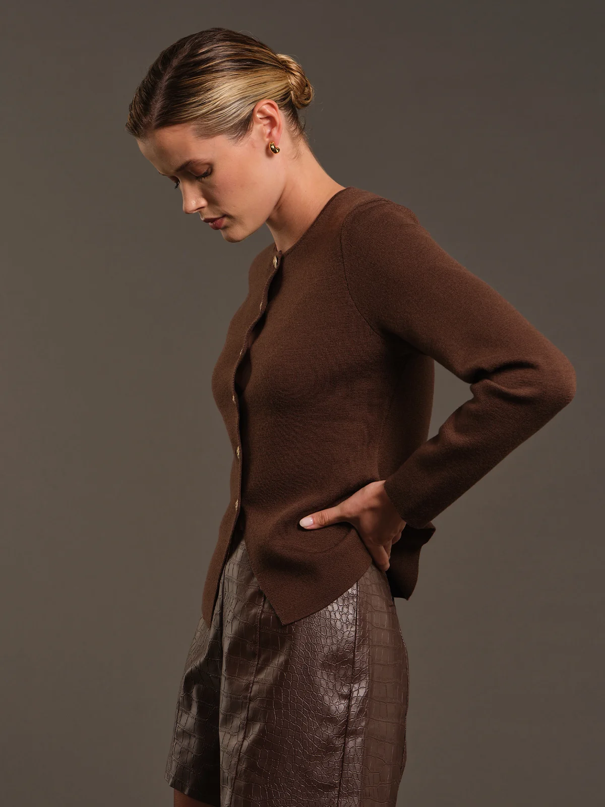 525 X DL10C: Bleecker Wool Cardigan - 1