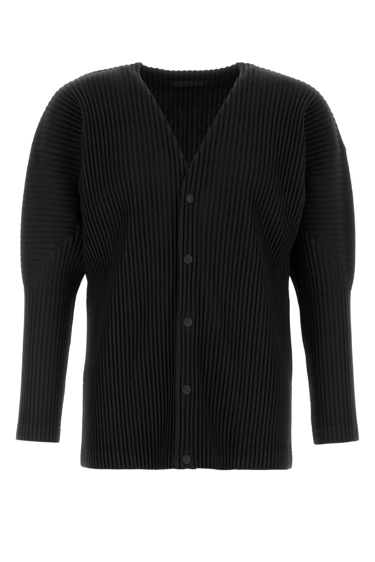 Homme Plisse' Issey Miyake Men Black Polyester Cardigan - 1