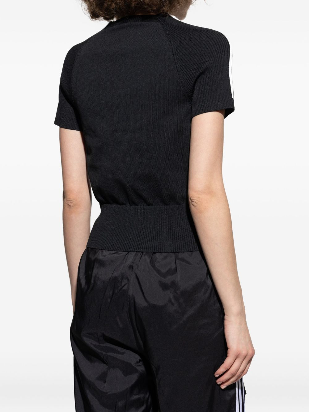 three-stripe ribbed top - 4