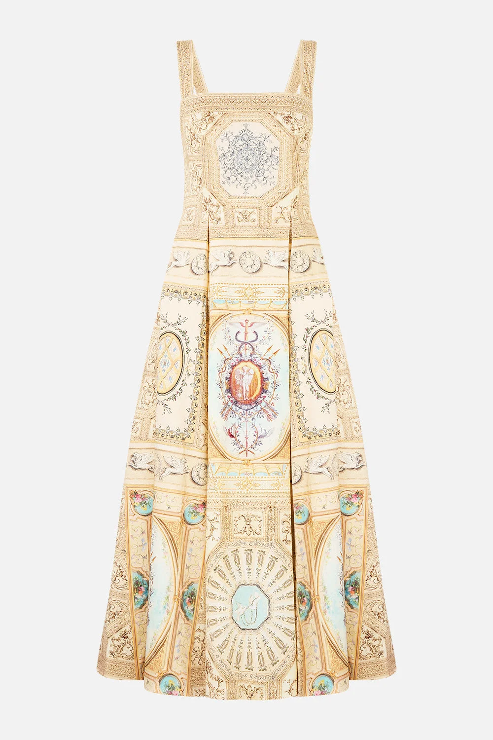 LONG FIT AND FLARE DRESS - 1