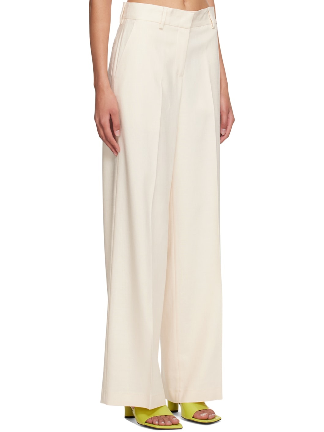 Off-White Straight Trousers - 2