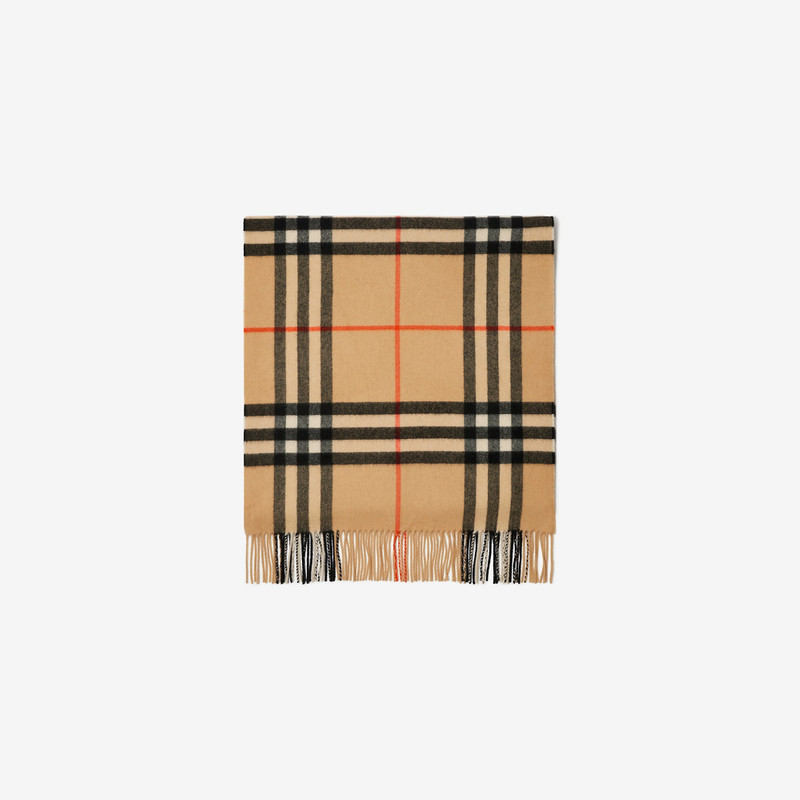 Burberry Wide Check Cashmere Scarf outlook