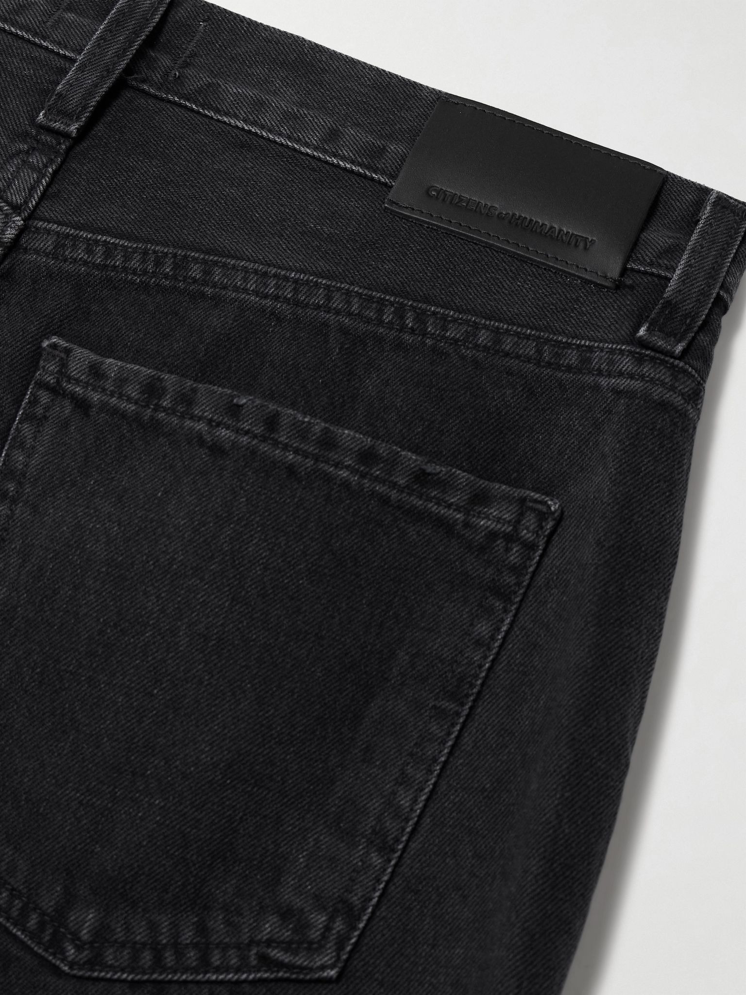 Annina organic wide-leg jeans - 33" Black - 6