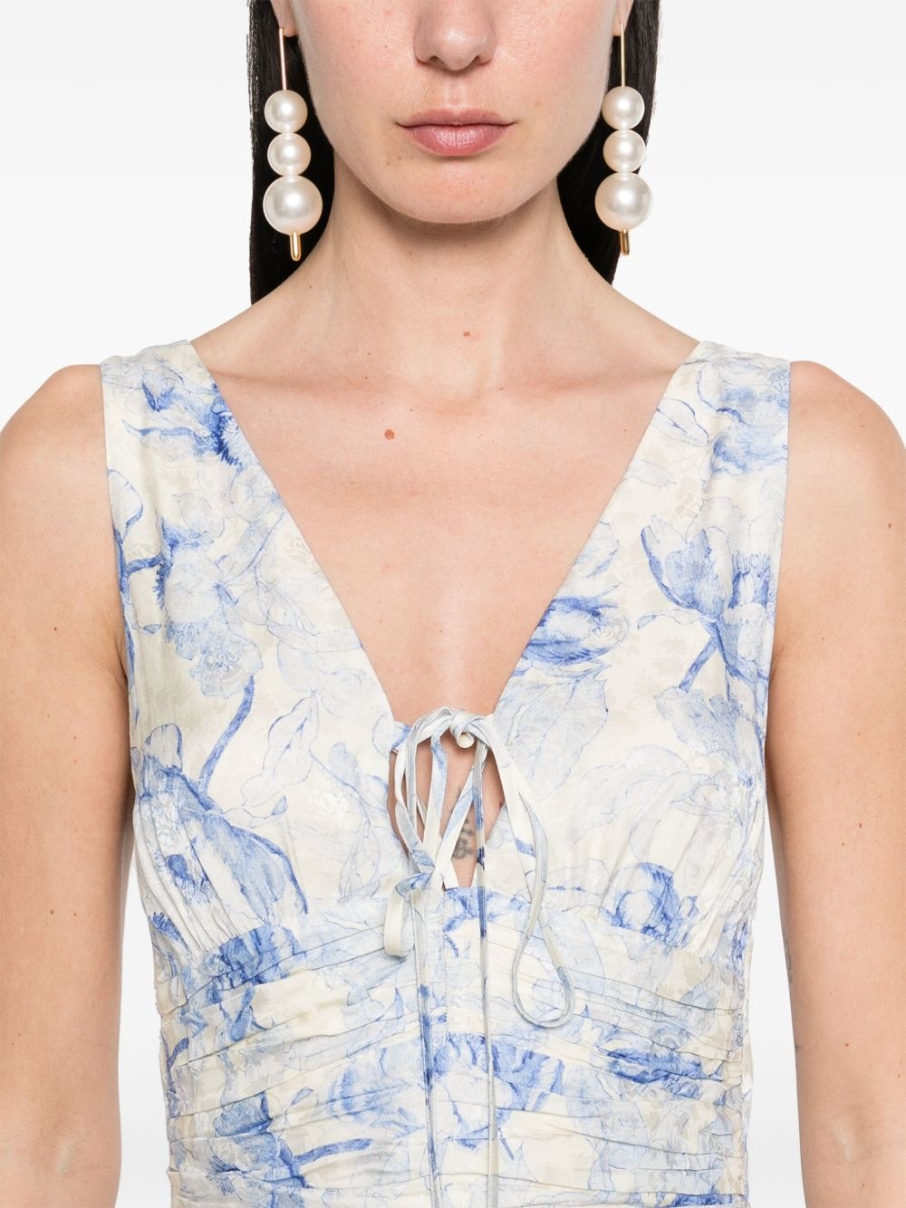 floral midi dress - 5