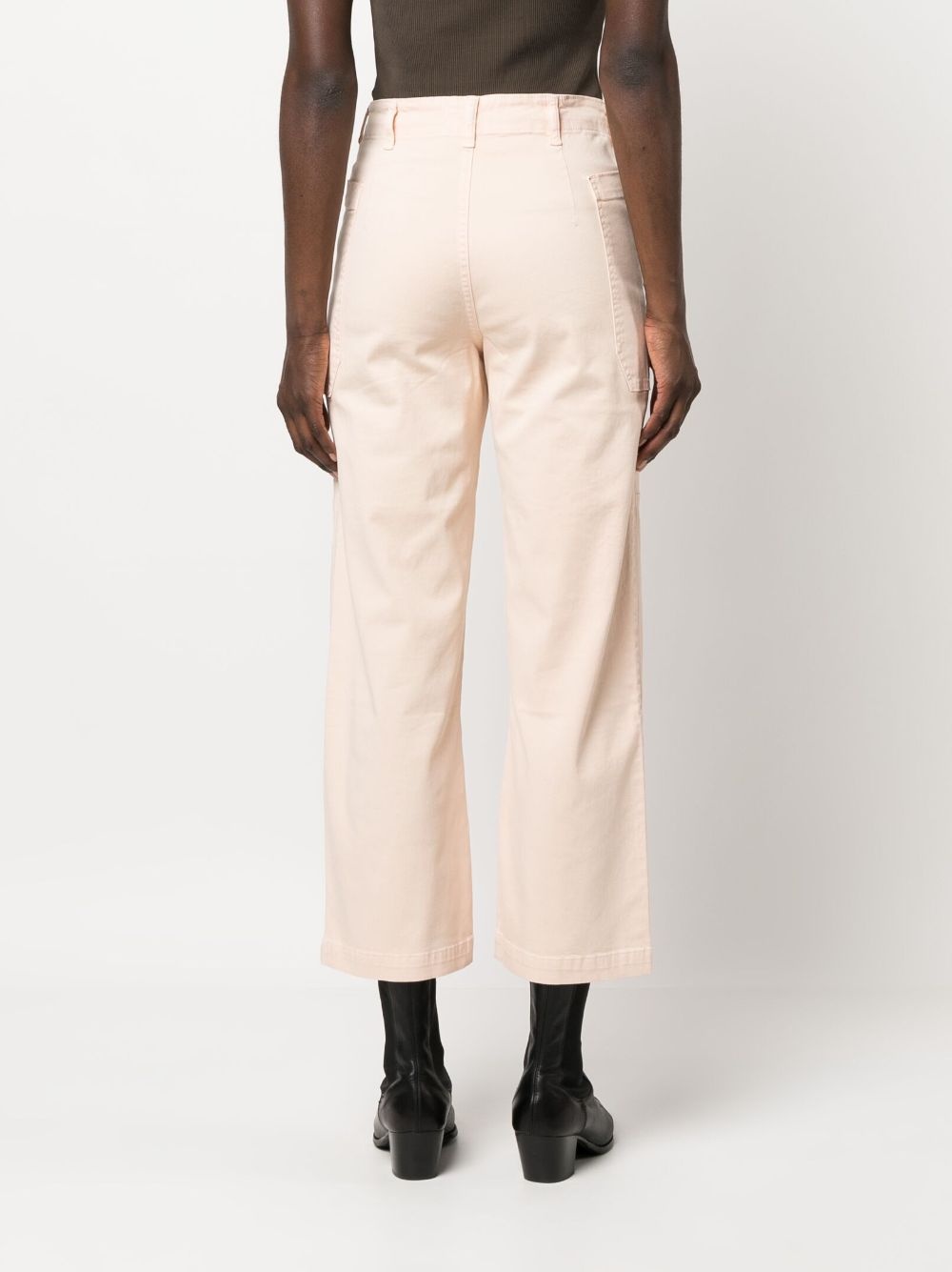 straight-leg utility trousers - 4