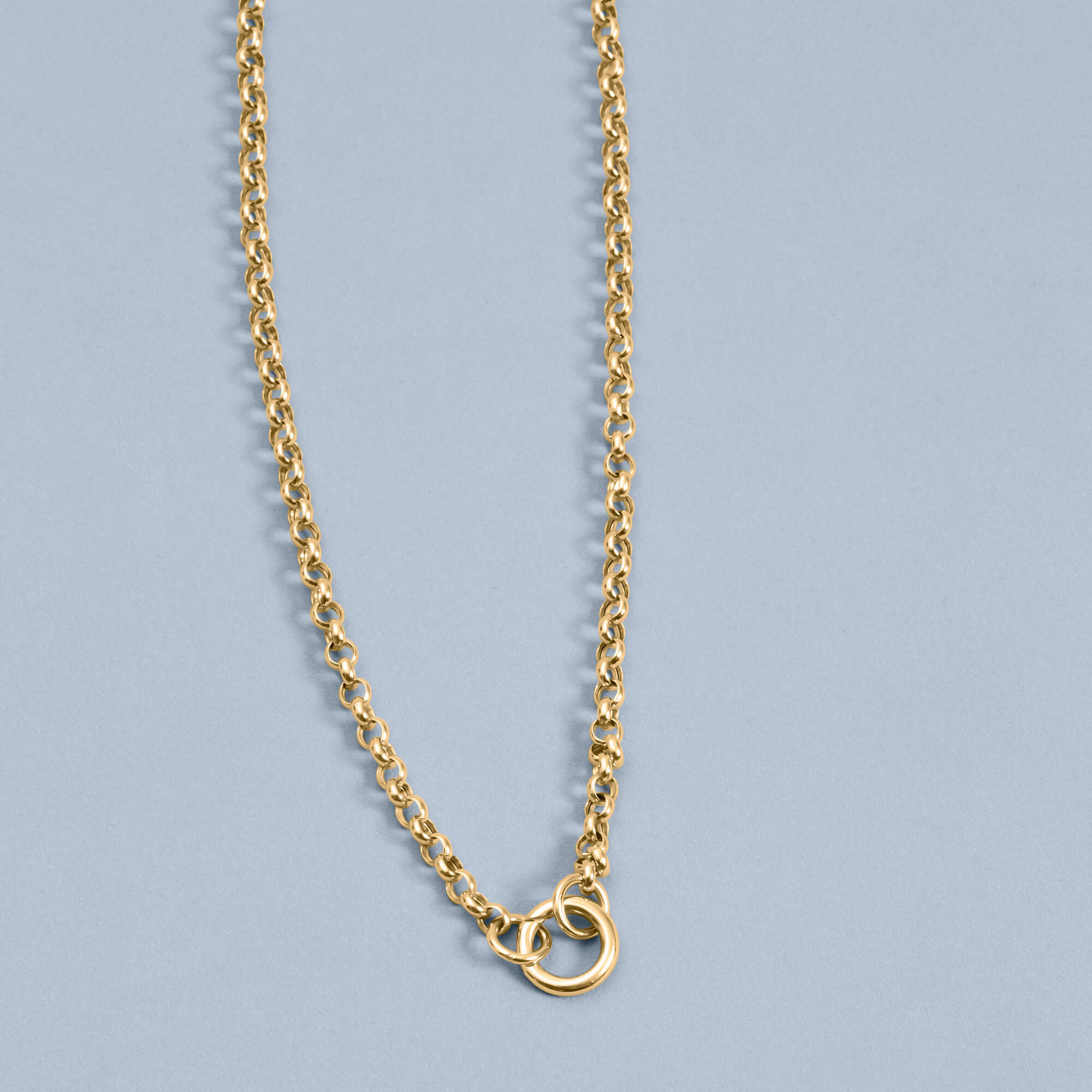 Classic Rolo Charm Connector Necklace - 3