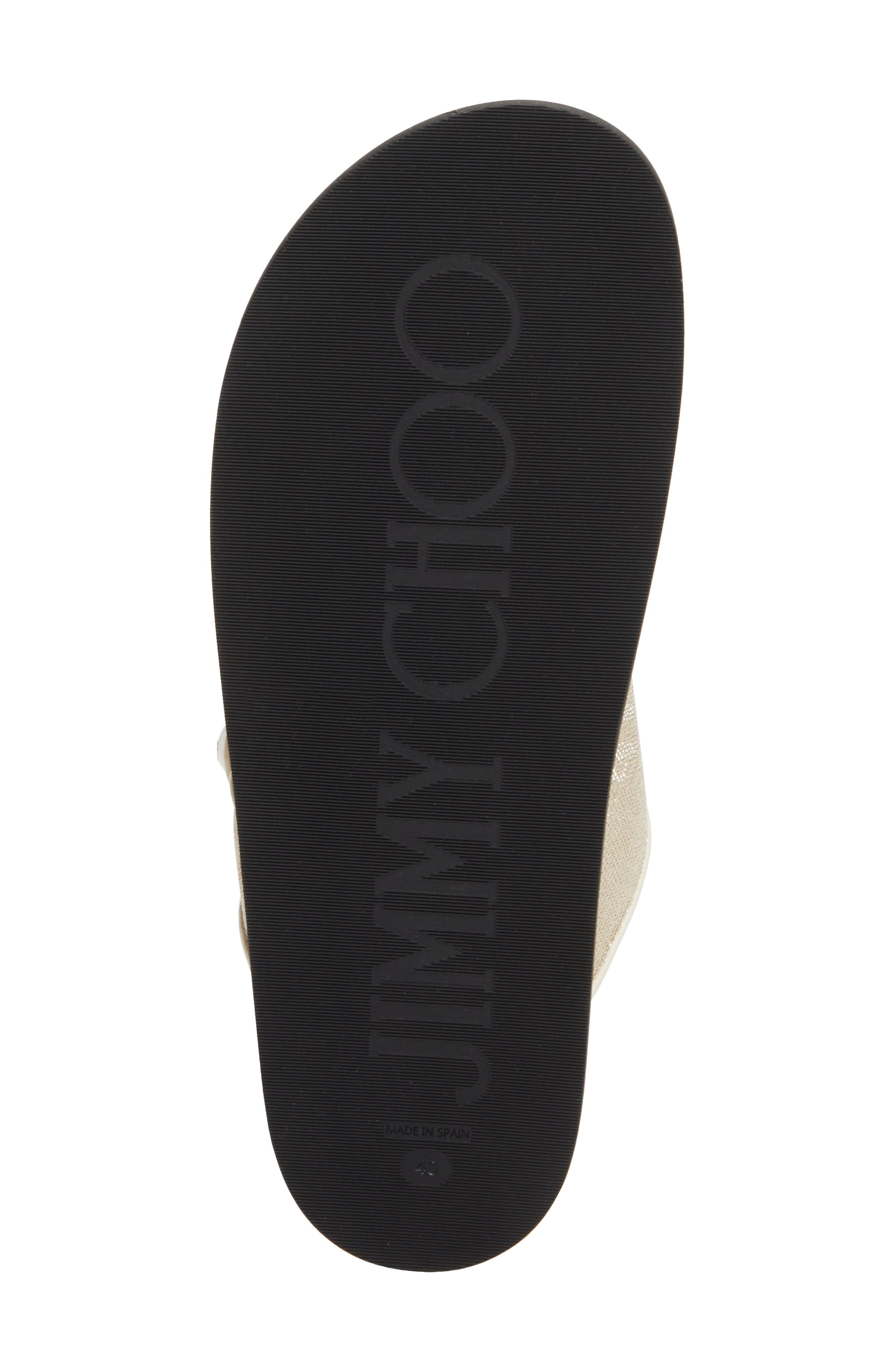 Jimmy Choo Fayence Slide Sandal in Champagne/Latte at Nordstrom - 6