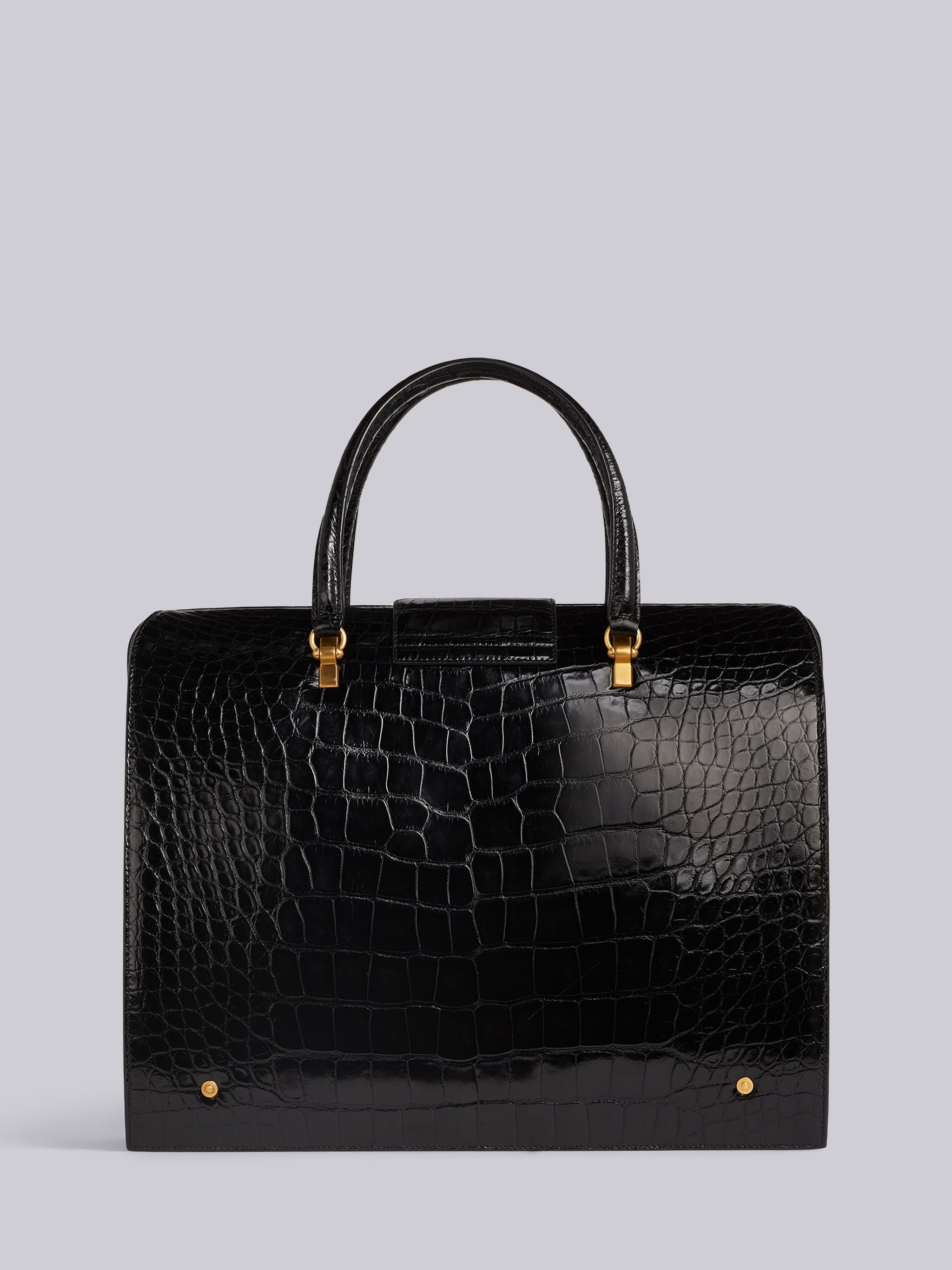 Mr. Thom Bag In Black Alligator - 4