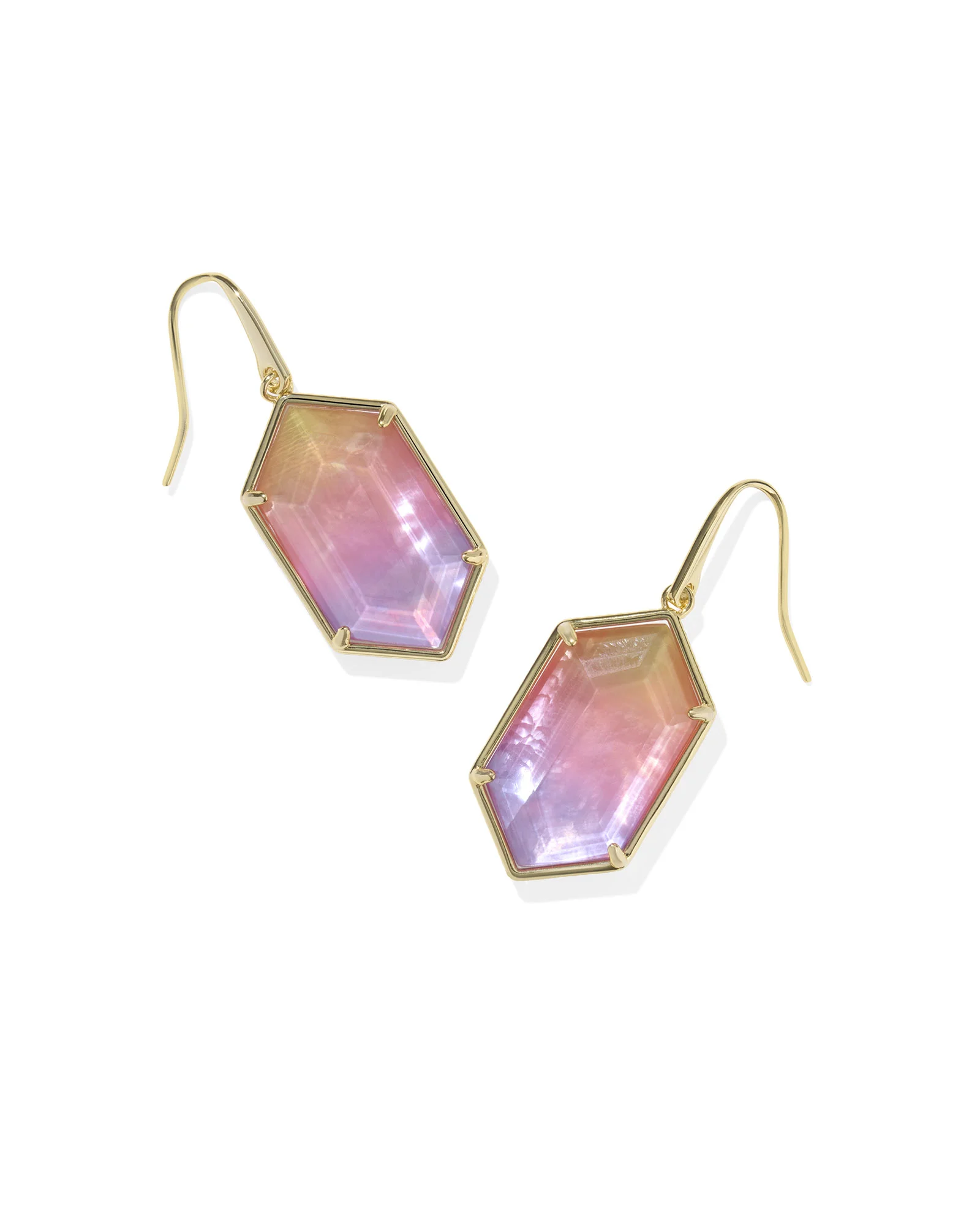 Hallie Gold Drop Earrings - 1