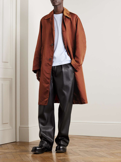 Dries Van Noten Garment-Dyed Gabardine Coat outlook