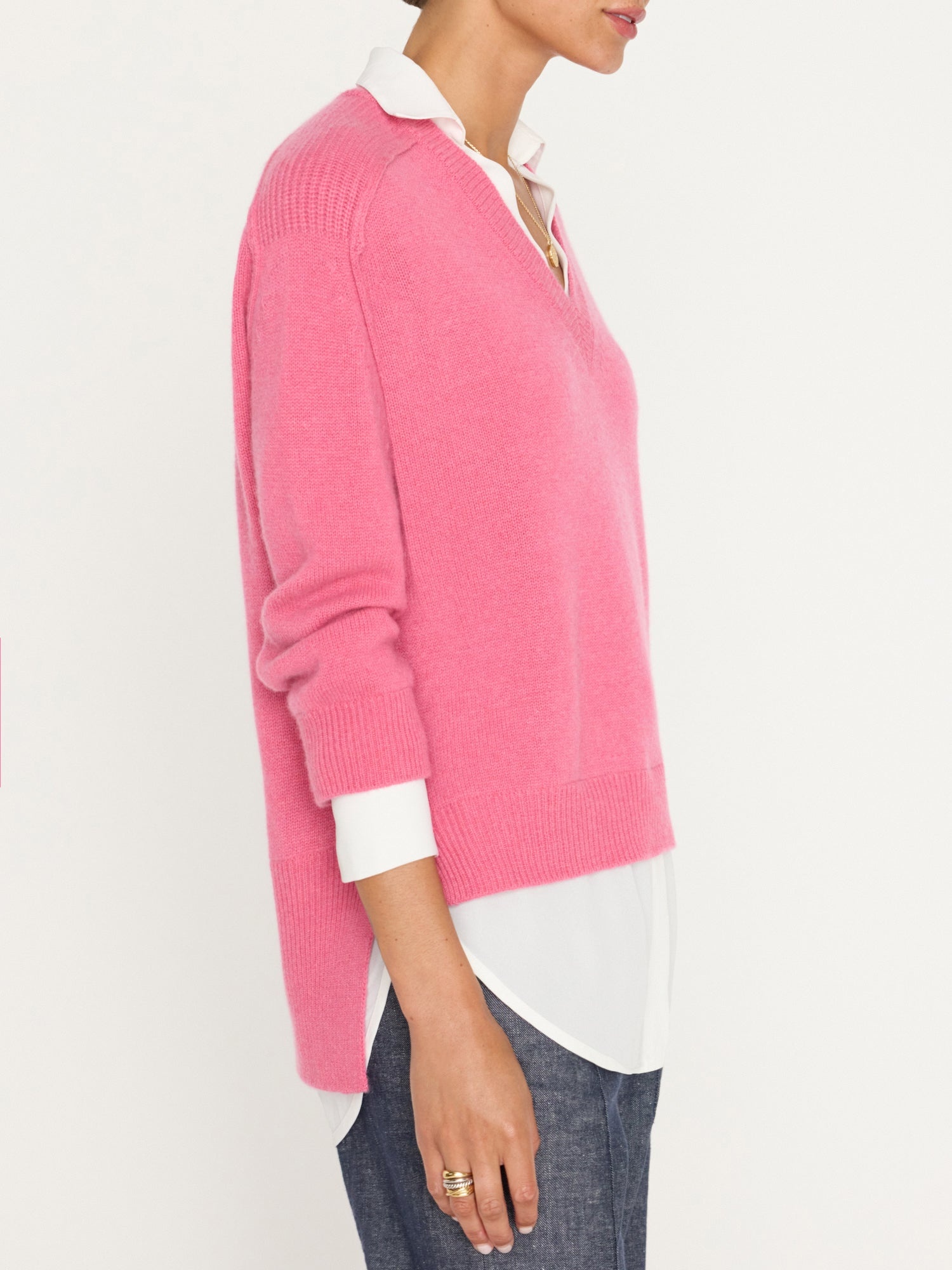 The Looker Layered V-Neck - 4