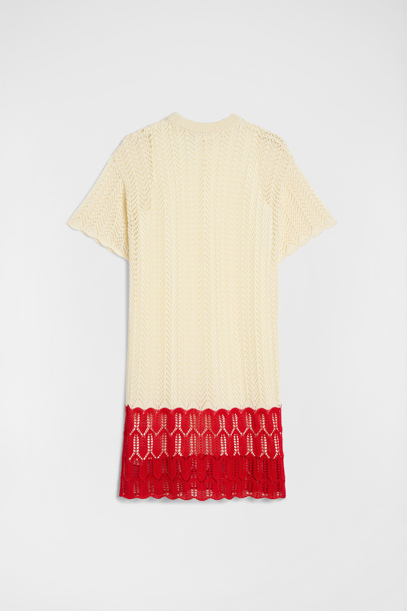 Cotton Pointelle Mini Dress 6