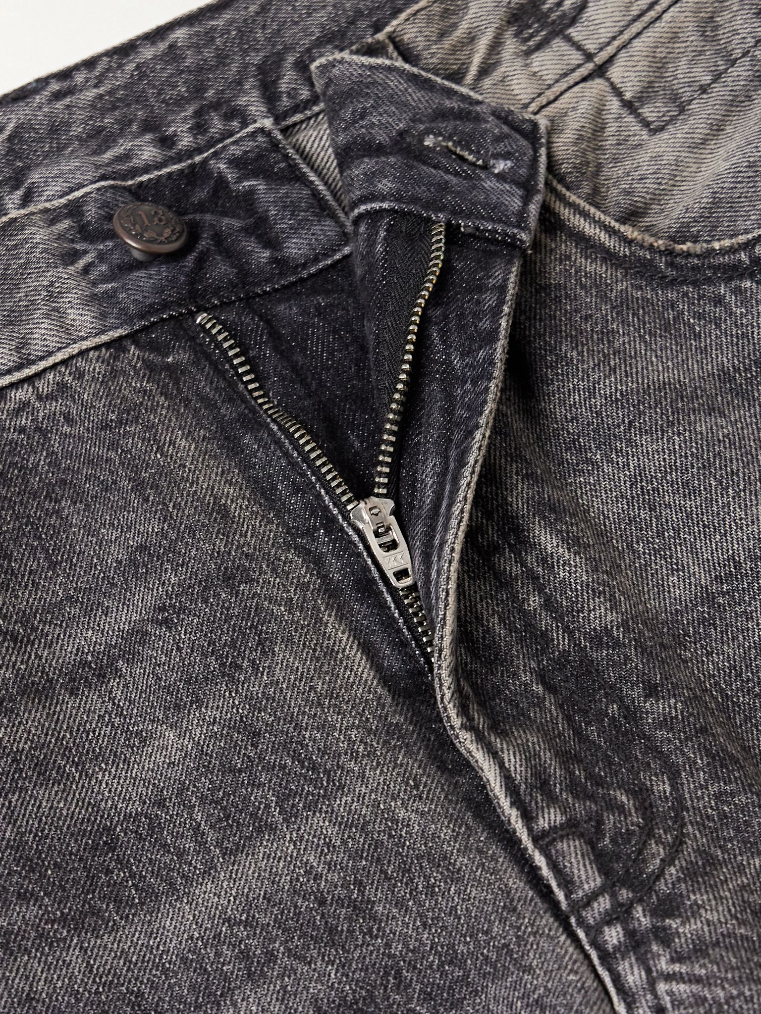 Distressed boyfriend jeans Dark denim - 5