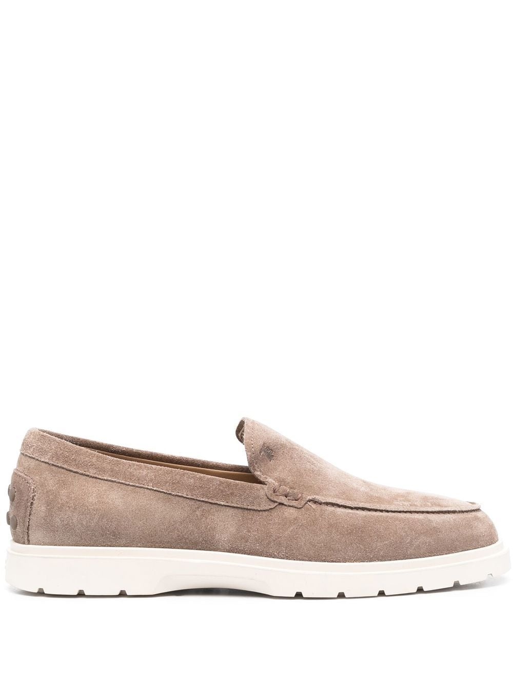 suede slip-on loafers - 1