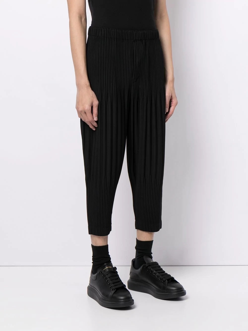 tapered pleated trousers - 3