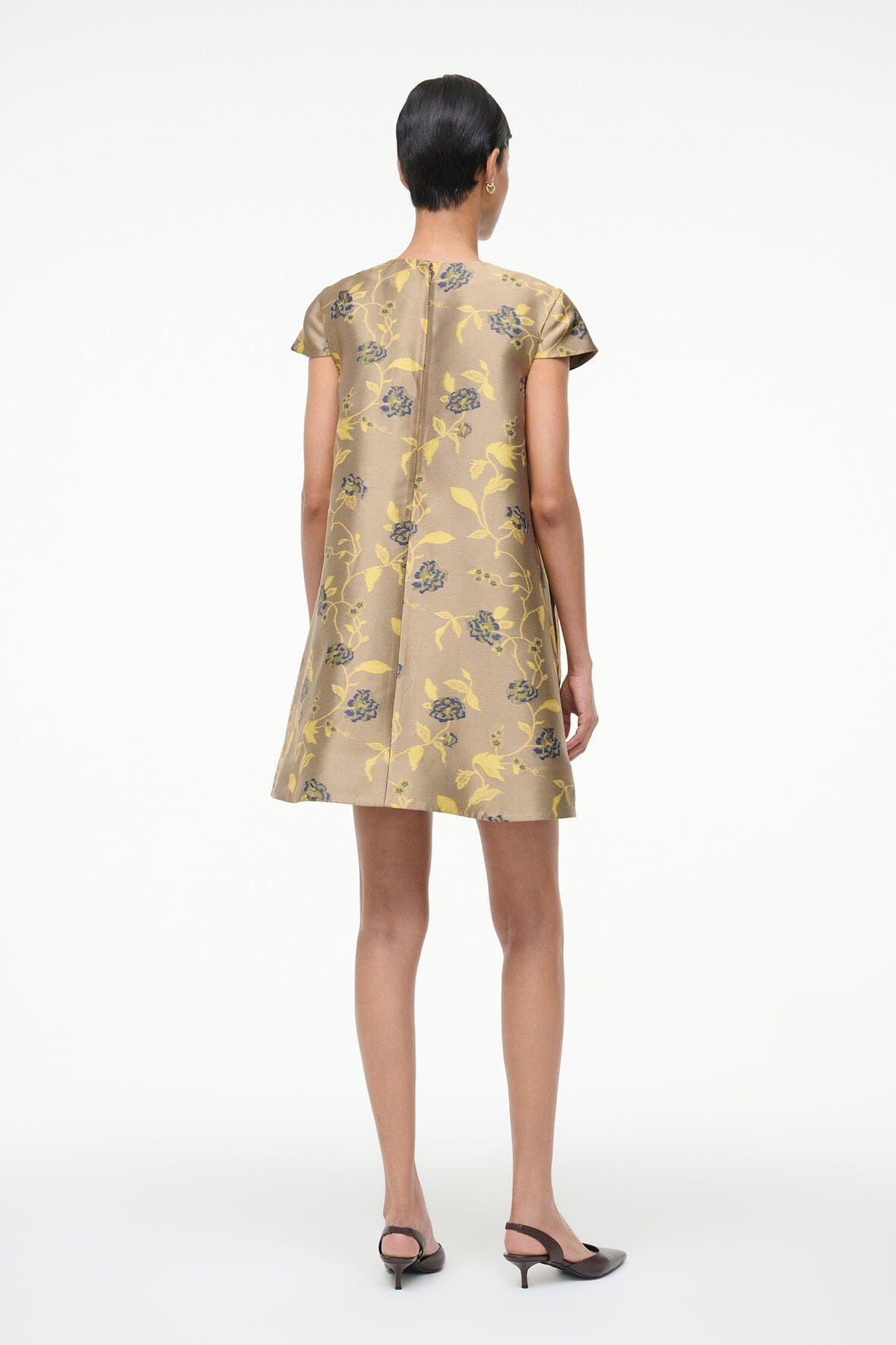 STAUD MIA DRESS VINTAGE FLORAL - 4