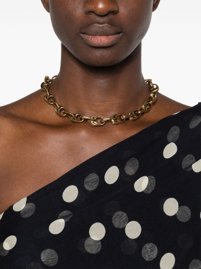 KHAITE Olivia gold-plated chain necklace outlook